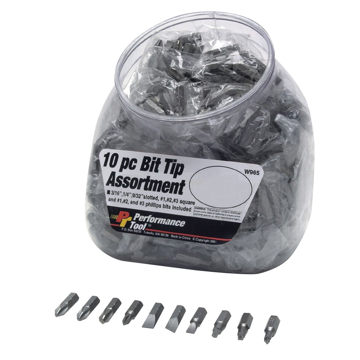 Bit Tip Assortment - 40-Pc