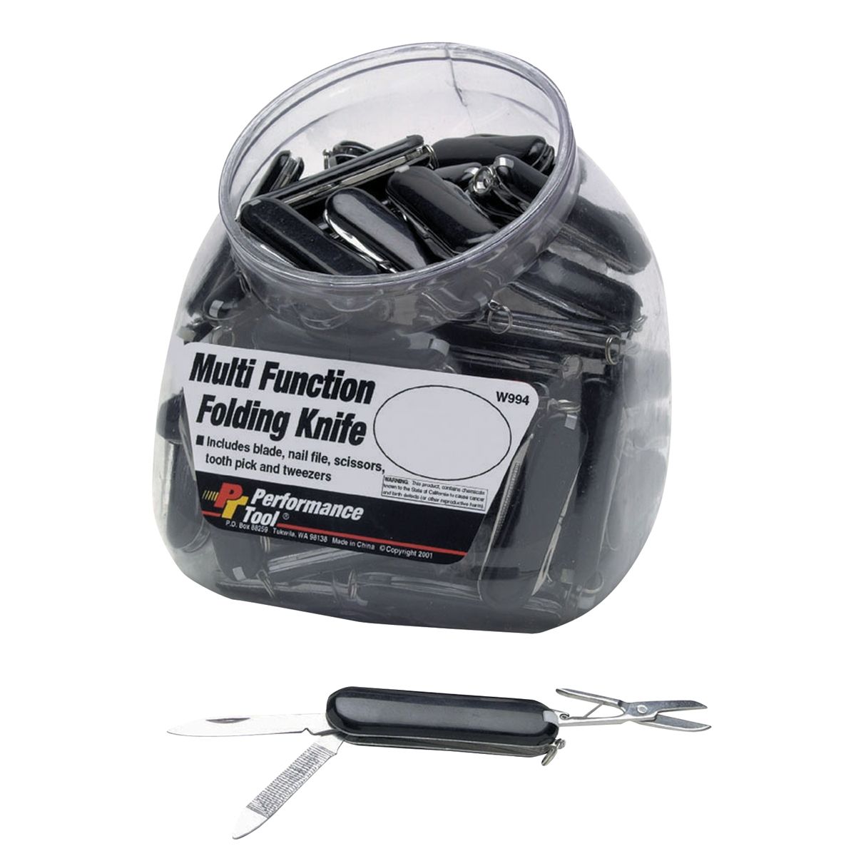 Multi-Use Folding Knives - 50 Individual Pcs