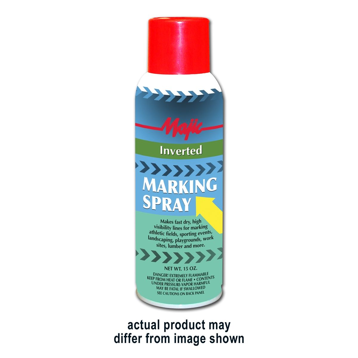 Majic Inverted Marking Spray, Traffic/Safety Red