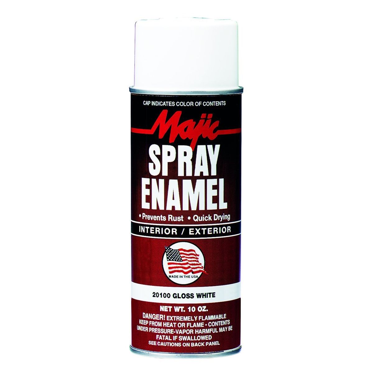 Majic Spray Enamel, Gloss White