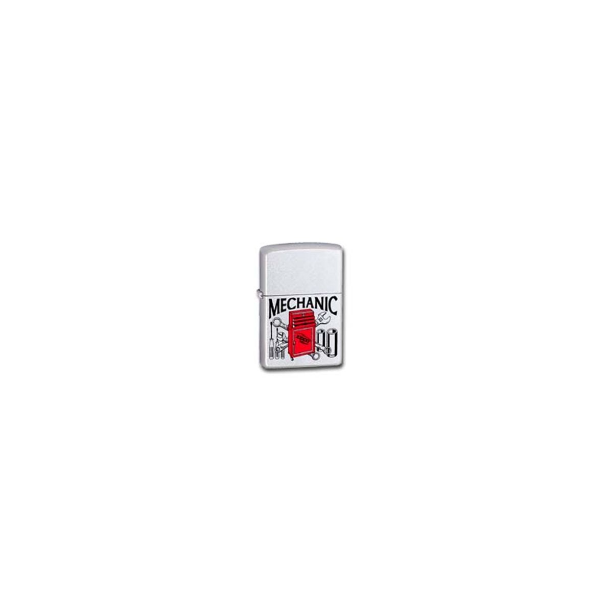 Mechanic Logo Stainless Steel Zippo Lighter