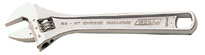Ergonomic Adjustable Wrench - Chrome - 4In
