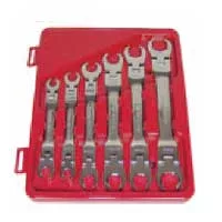 Metric Flex Head Line Wrench Set - 6 Pc