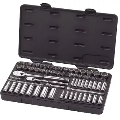 1/4 In and 3/8 In Dr SAE/Metric Super Socket Set - 68-Pc