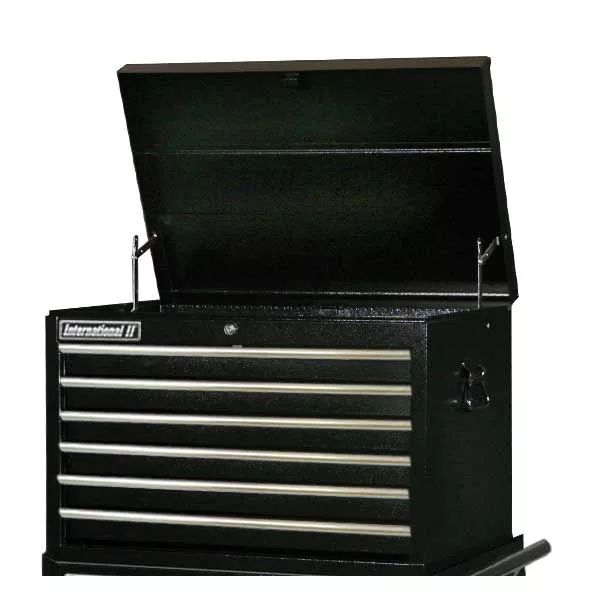 27 In 6 Drawer Value Series Top Chest - Black