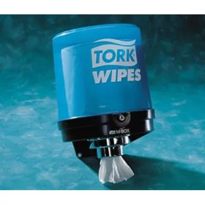 Tork Wiper Centerfeed Mini Dispenser, Blue Tork Wiper Centerfeed Mini Dispenser, Blue