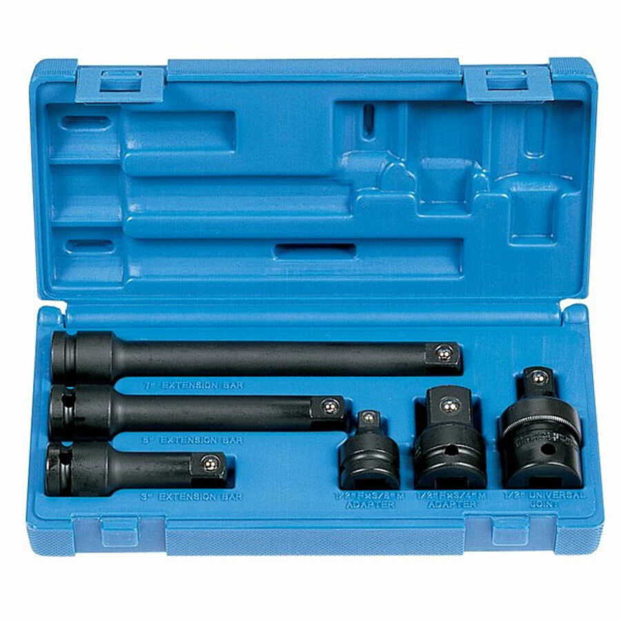 1/2'' Drive Impact Adapter & Extension Set - 6-Pc