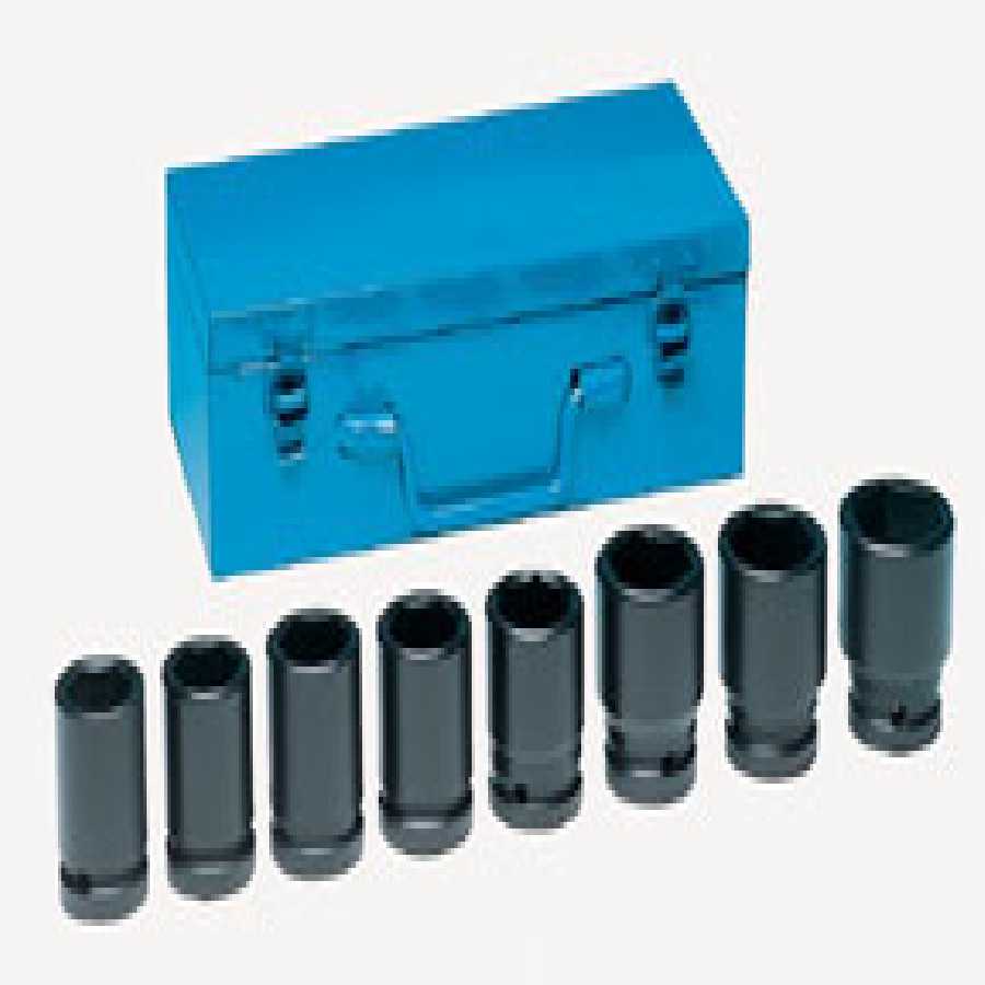 3/4'' Drive Standard Length Fractional Set - 8-Pc