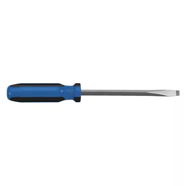 Standard Tip, Square Shank Slotted Screwdriver - 8-1/4 In Length Standard Tip, Square Shank Slotted Screwdriver - 8-1/4 In Length