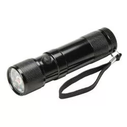 c. 8 LED Flashlight with Laser Pointer