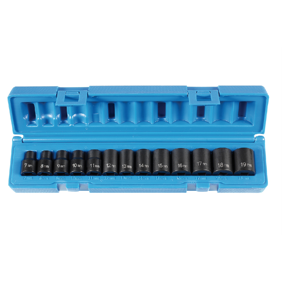 dup of 102116 13 Piece 3/8" Drive Metric Impact Socket Set