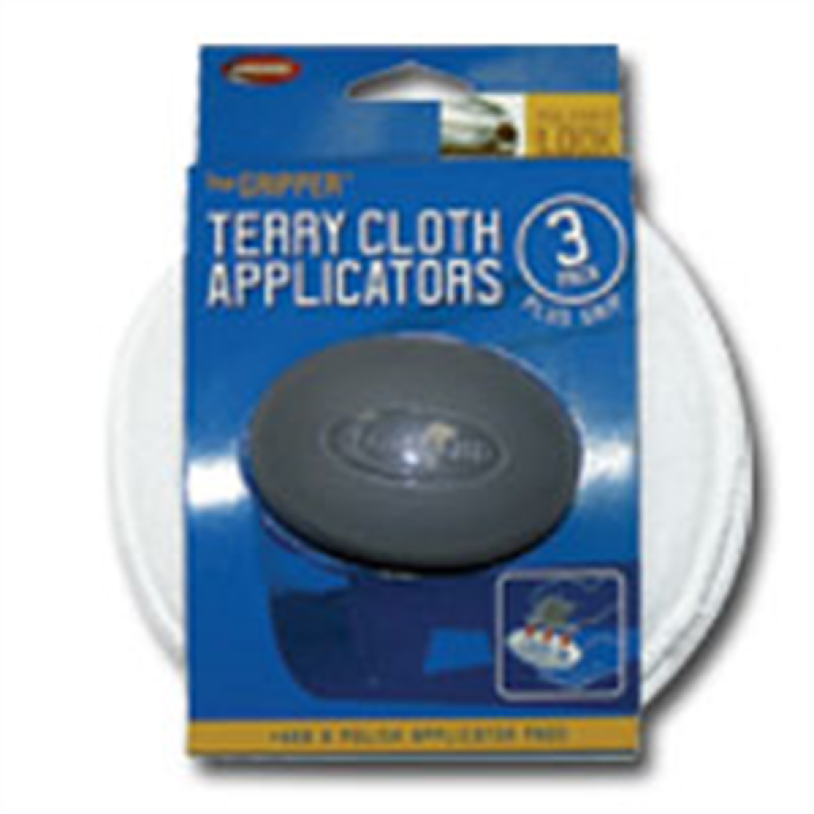 The Gripper 5" Terry Applicators - 3/Pk
