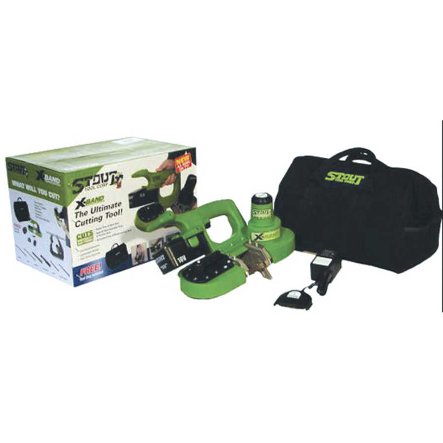 . X-Band Cordless Band Saw Kit, Std, Nylon Case