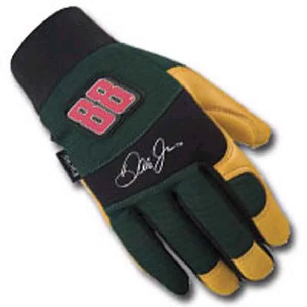 NASCAR #88 Dale Earnhardt Jr. Deer Skin Glove - Large NASCAR #88 Dale Earnhardt Jr. Deer Skin Glove - Large