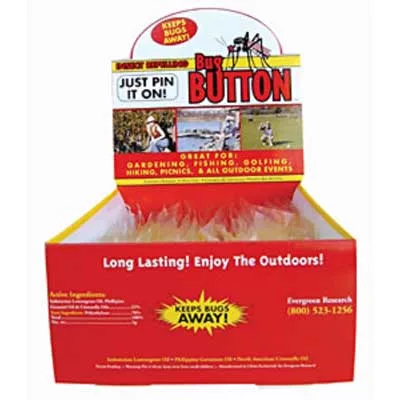 Bug Button Insect Repellant - 60-Pc Display