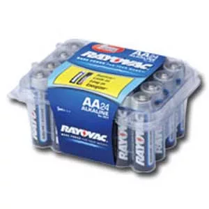 24 Pack Rayovac Alkaline AA Batteries