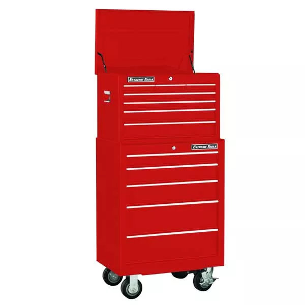 26 In Professional Series Tool Box Combo Unit - Red Free Shippi