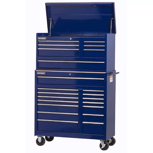 42 In Pro Series Chest-Cabinet Combo Unit - Blue