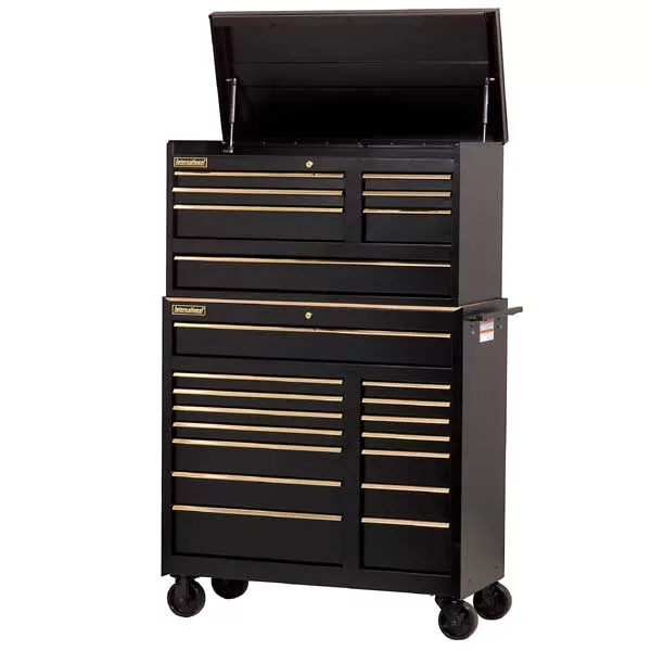 42 In Pro Series Chest-Cabinet Combo Unit - Black