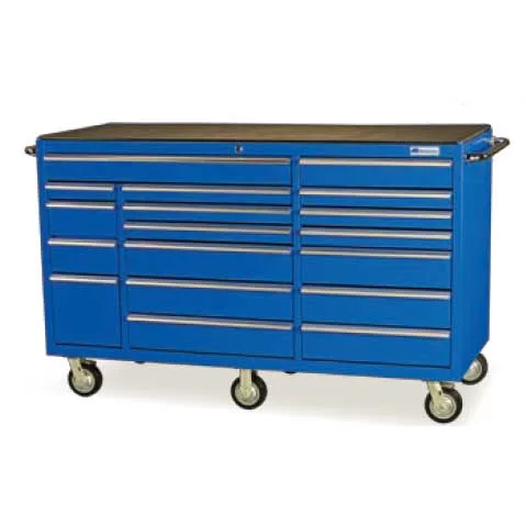 Classic 72" 18-Drawer Roller Cabinet Toolbox - Blue Classic 72" 18-Drawer Roller Cabinet Toolbox - Blue