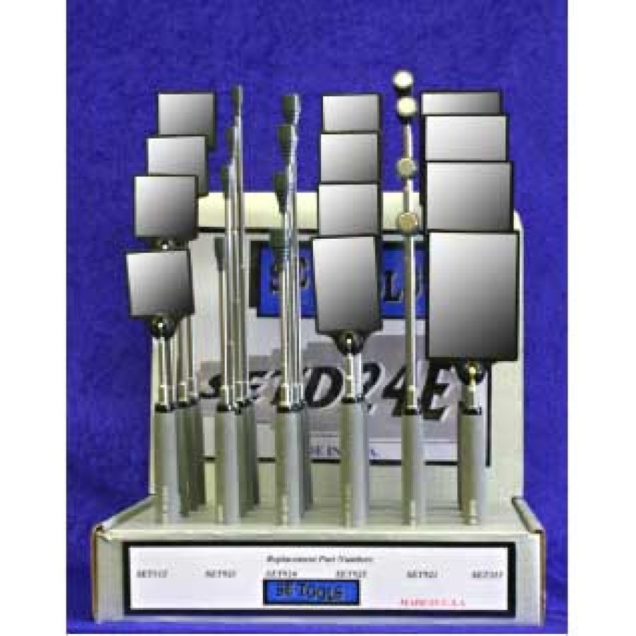 SE Telescoping Magnet / Mirror Elite Line Display - 24/Pk