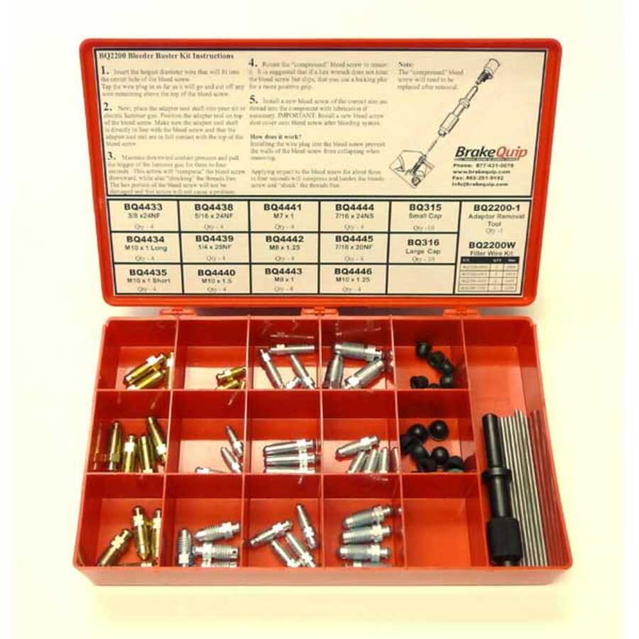 Bleeder Screw Removing Kit