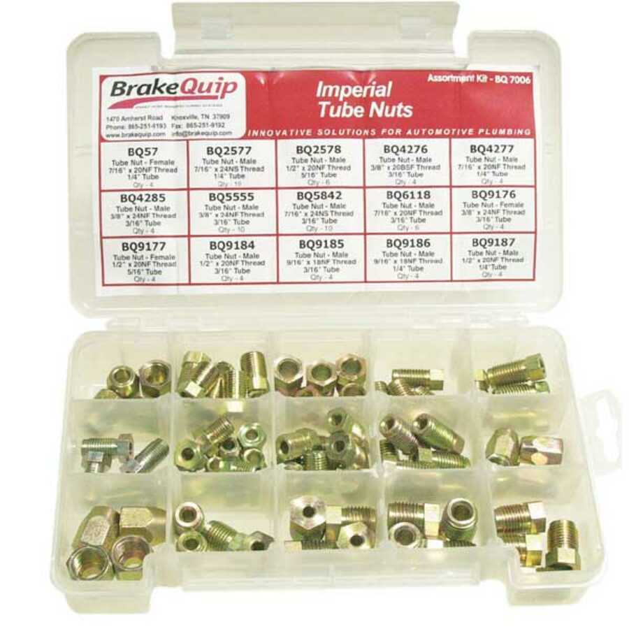 Imperial (SAE) Tube Nuts Assortment