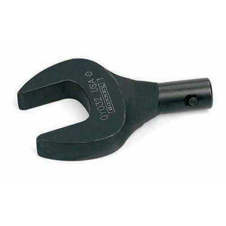 30 mm Square Drive Open End Head, X-Shank