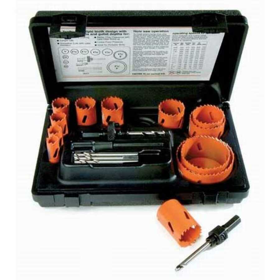 17 pc Sandflex® Bi-Metal Holesaw Set