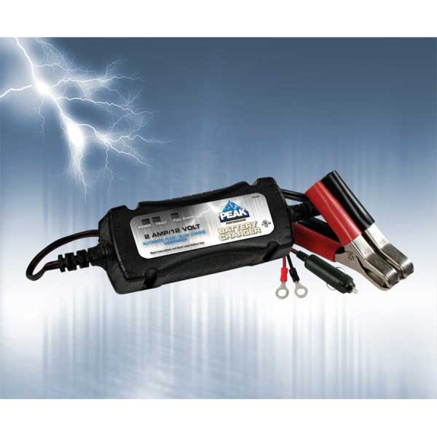 2 Amp 12 V Automatic Float Battery Charger