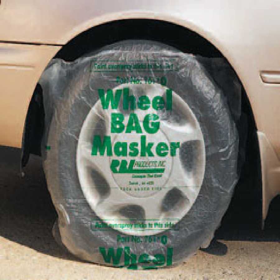 Wheel BAG Maskers w/ Split Back for 13 -15 In Tires 100/Box