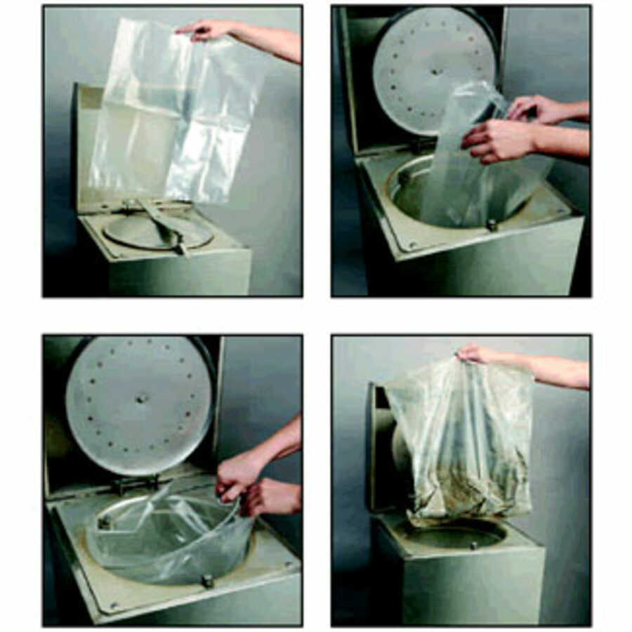 Solvent Recycling Liner Bags 5 Gal 24 x 19 In 10/Box