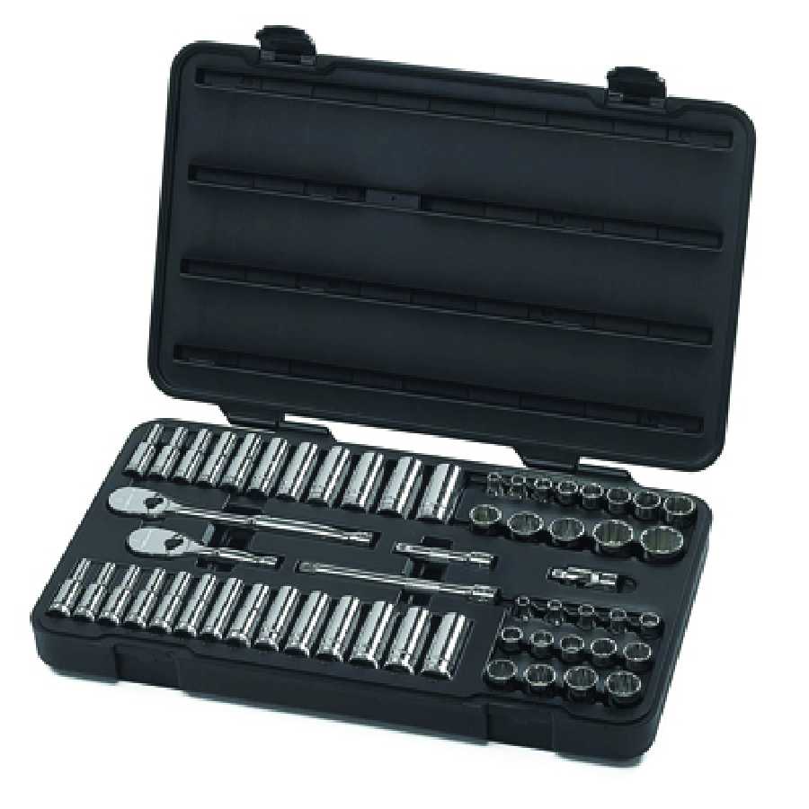 GearWrench 57-Pc SAE/Metric 3/8" Drive Socket Set