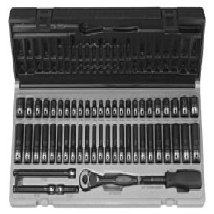1/4 In Dr 12-Pt Std & Deep Length Fractional & Metric Duo-Socket