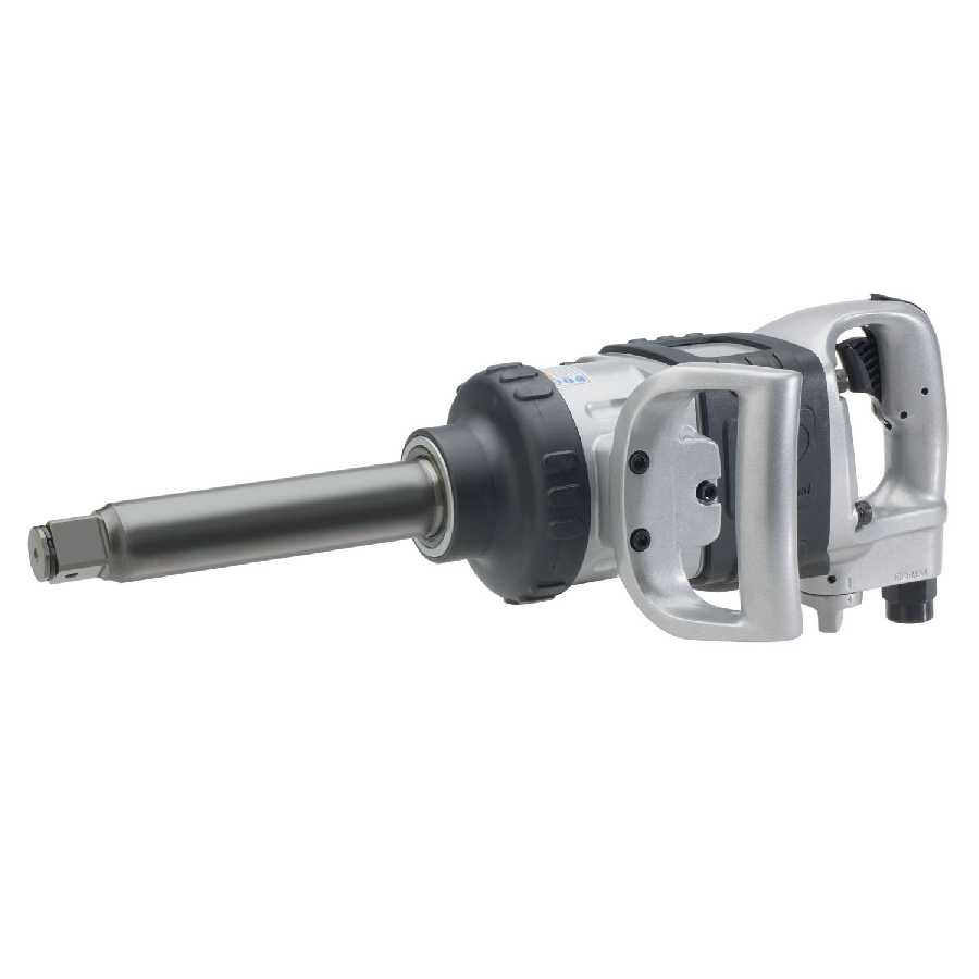 1" Inch Drive Heavy Duty Impact Air Wrench w/ 6 In Anvil and Soc