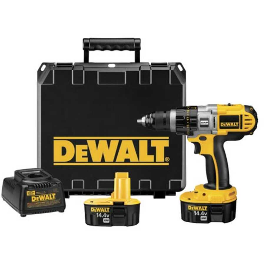 DeWALT DCD920KX 14.4V 1/2 In Cordless XRP Drill/Driver Kit