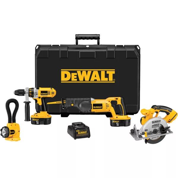 DeWALT DW4KIT-2 XRP 18V Cordless 4-Tool Combo Kit