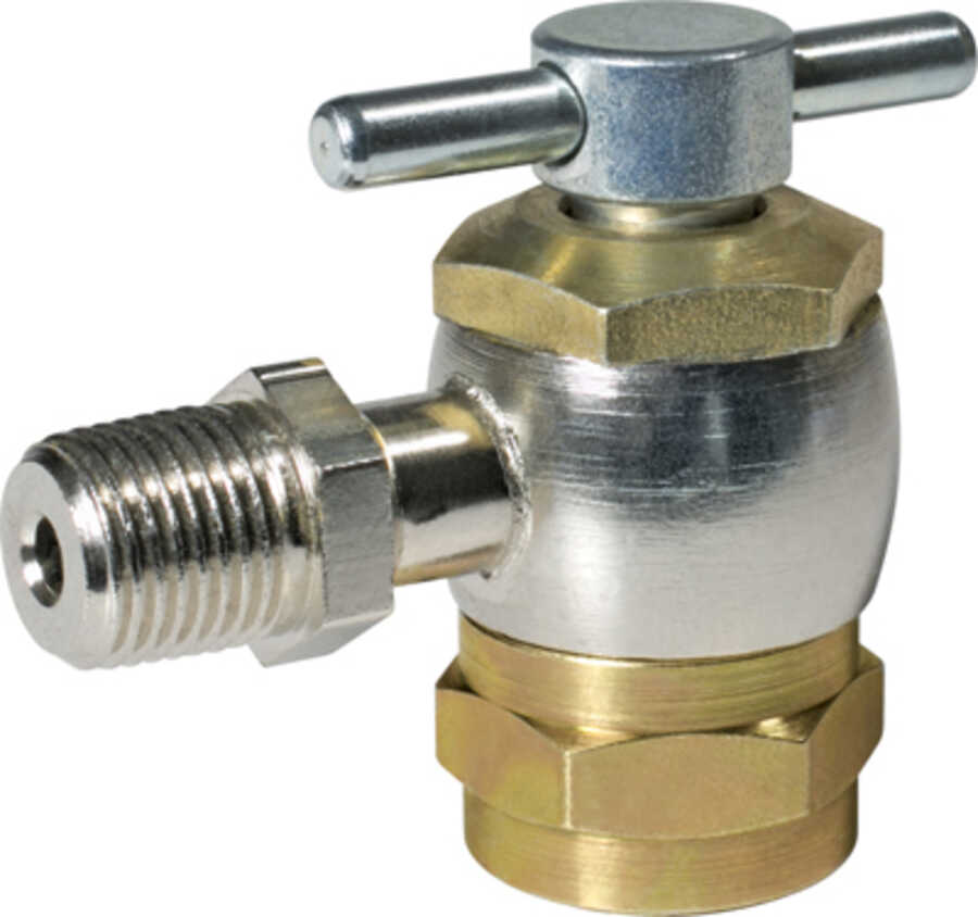 High-Pressure Inflating Connection Schrader 1/8 In NPT Male