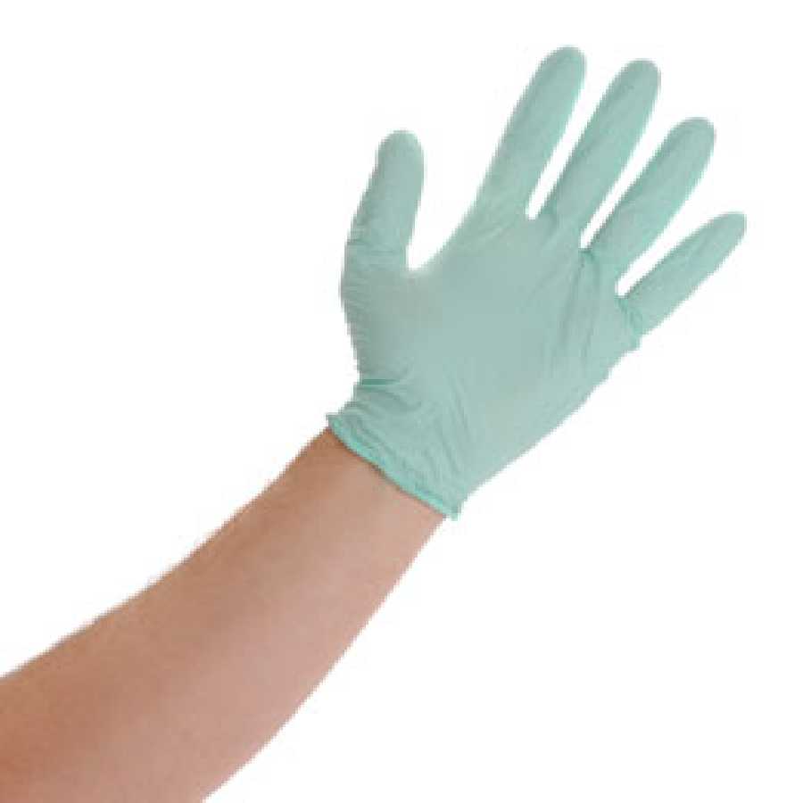 Aloe Power Nitrile Gloves 100/Box Medium