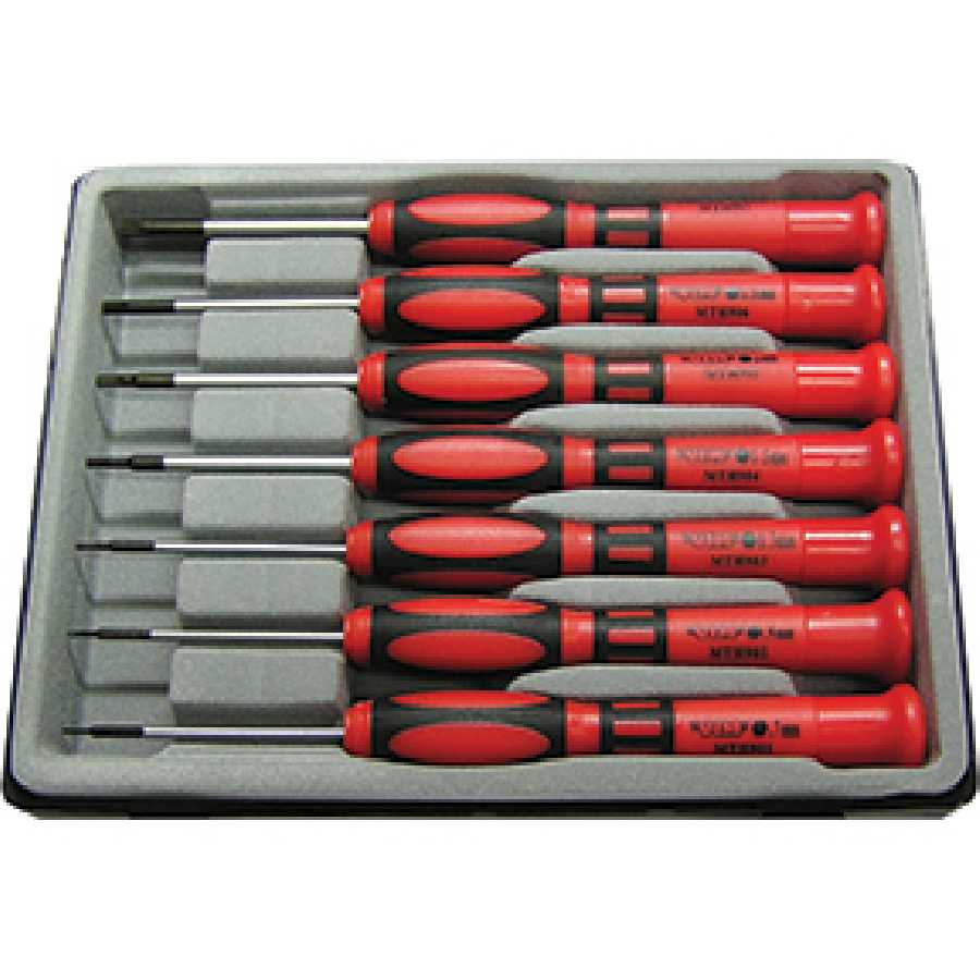 Miniature Metric Hex Driver Set - 7-Pc