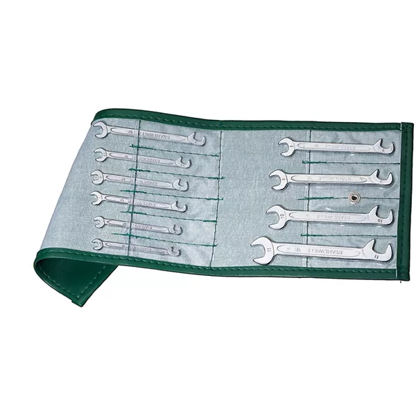 12/10Pc Small Double Open Ended Metric Spanner Set Electric 10-P