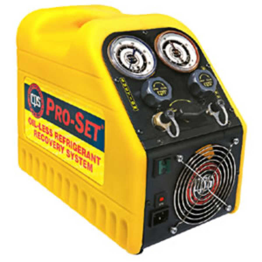 ProSet OilLess Refrigerant Recovery Machine 230V BAR/kPa CPS