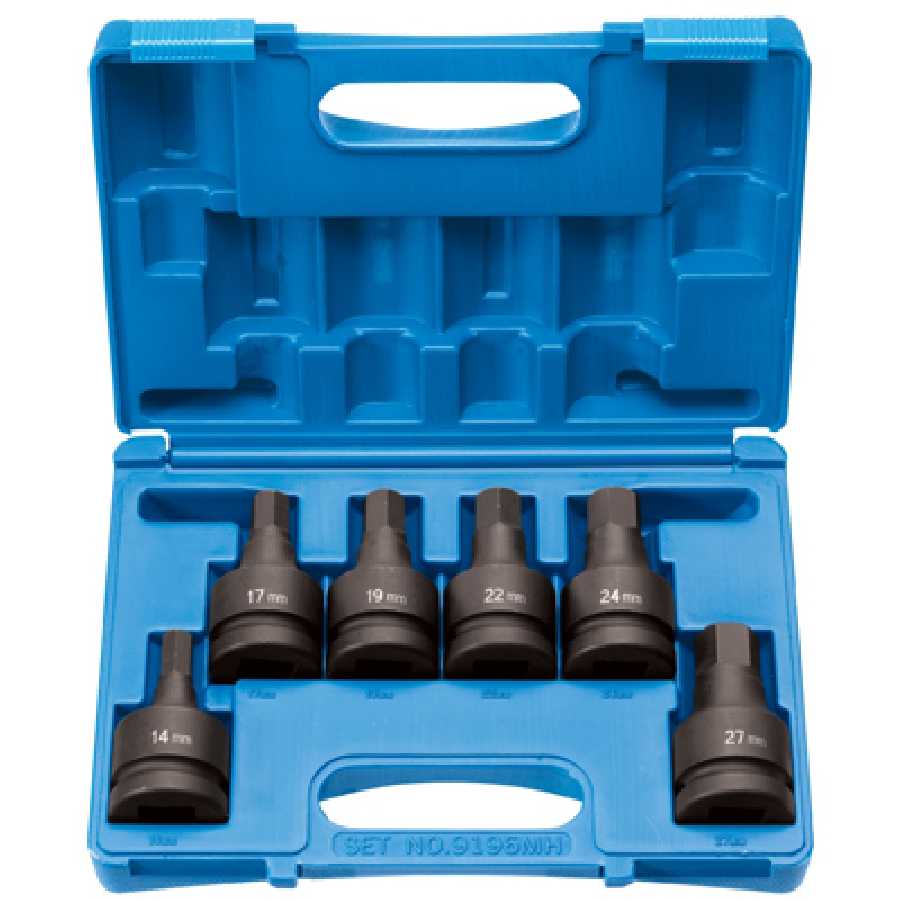 1 In Dr Metric Hex Driver Set - 6-Pc