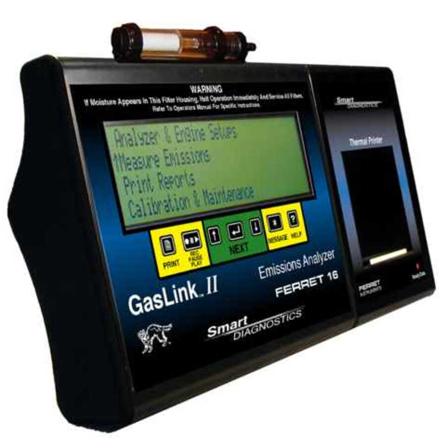 5 Gas Emissions Analyzer with Printer