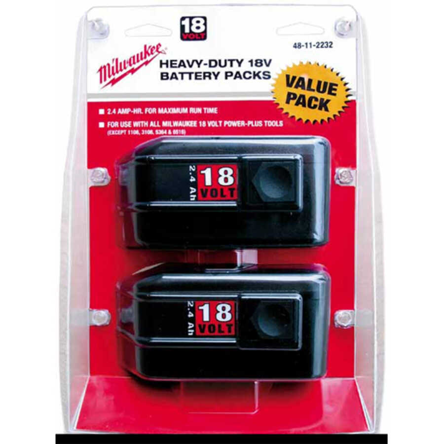 18 Volt Battery Value Pack