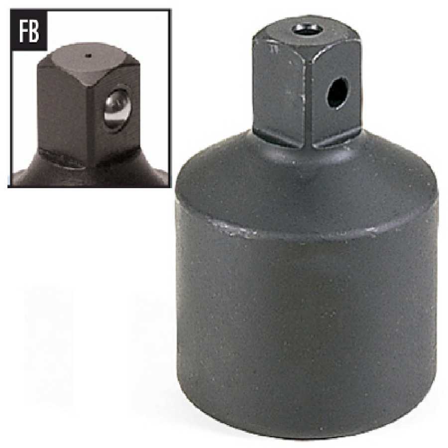 #5 Spline Drive F x 1" M Adapter w/ Friction Ball