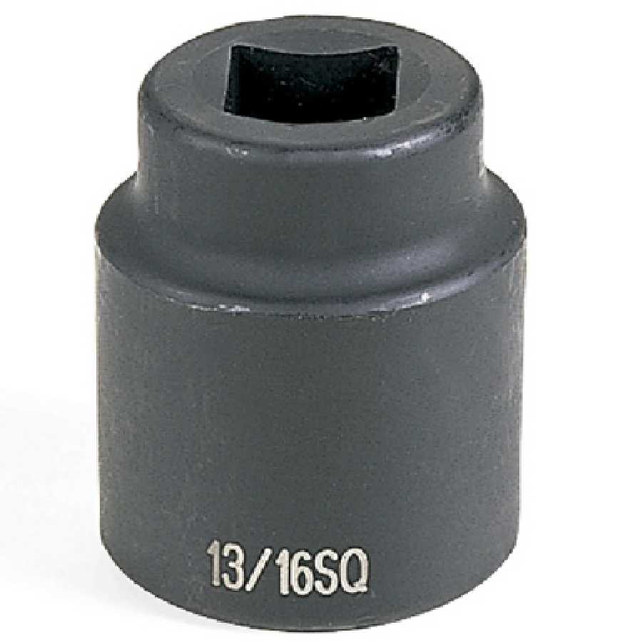 #5 Spline Drive 4-Point (Square) Impact Socket - 13/16 In