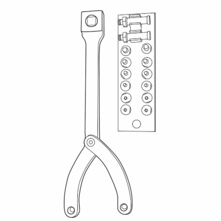 Variable Pin Wrench Set - Toyota