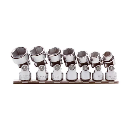 3/8 Inch Drive 6 Point Swivel Universal Flex SAE Fractional Sock