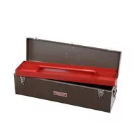 32"W x 8-1/2"D x 9-1/2"H Brown Carpenter's Box